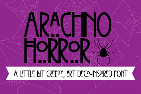 Arachno Horror Font