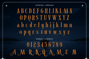 Alternative view of Arcadina Font