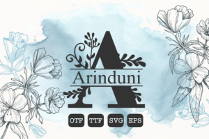 Arinduni Monogram Font