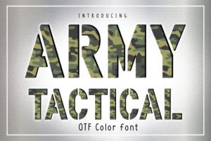 Army Tactical Font