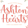 Ashton Hearts Font
