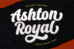 Ashton Royal Font