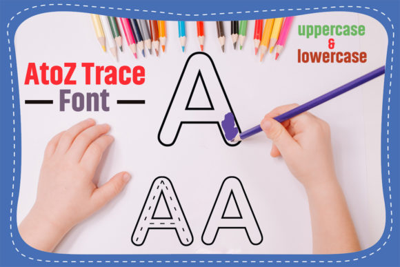 AtoZ Trace for Kids Font
