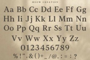 Alternative view of Aurelia Font