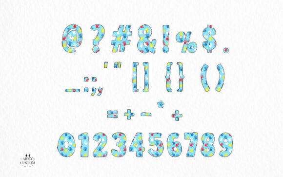 Autism Handprint Font - Image 4