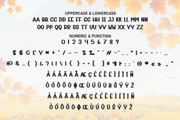 Autumn Cartoon Font - Image 7