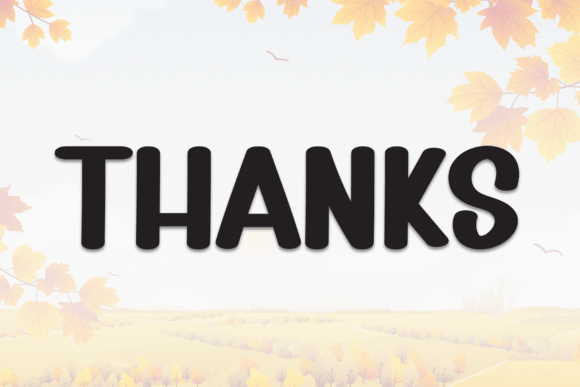 Autumn Cartoon Font - Image 8