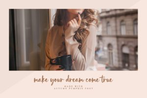 Alternative view of Autumn Pumpkin Font