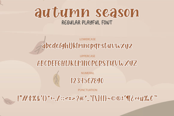 Autumn Season Font - Image 8