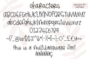 Alternative view of Autumn Skies Font