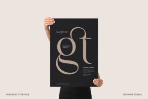 Alternative view of Avegreat Font