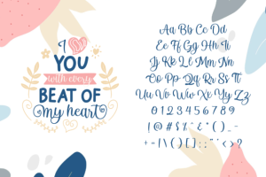 Alternative view of Ayanalove Font