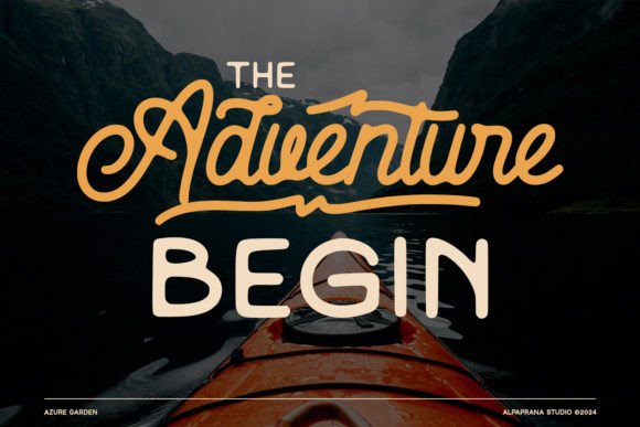 Azure Garden Font - Image 4