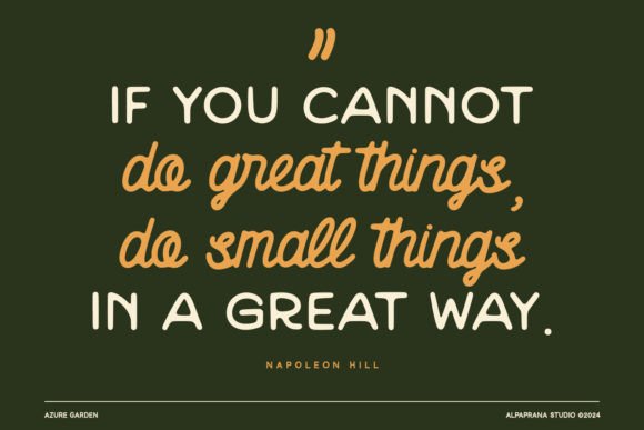 Azure Garden Font - Image 7