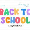 Back to School Font