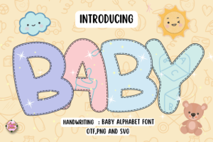Baby Alphabet Font