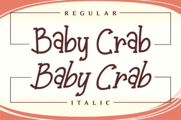 Baby Crab Font - Image 2