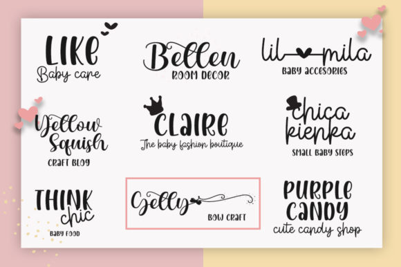 Baby Girl Font - Image 2