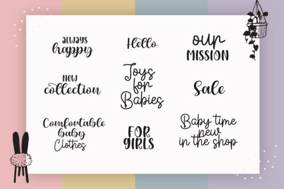 Baby Girl Font - Image 5