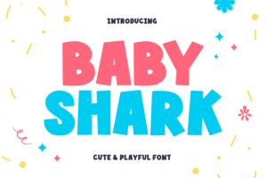 Baby Shark Font