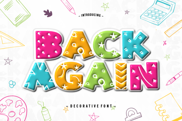 Back Again Font