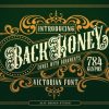 Back Honey Victorian Font