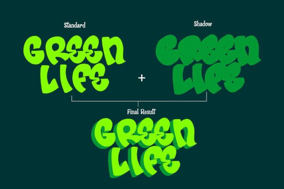 Back Jones 3d Layered Font - Image 3