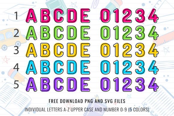 Back to School Font - Image 3