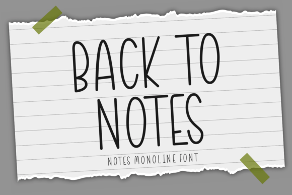 Back to Notes Font