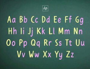Alternative view of Back to School Chalk Font