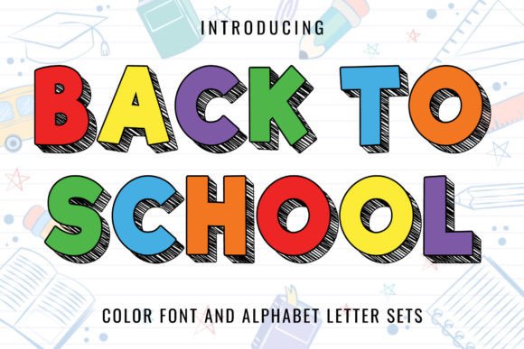 Back to School Collection Font - Image 5
