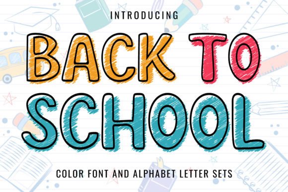 Back to School Collection Font - Image 6