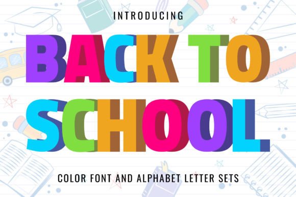 Back to School Collection Font - Image 7