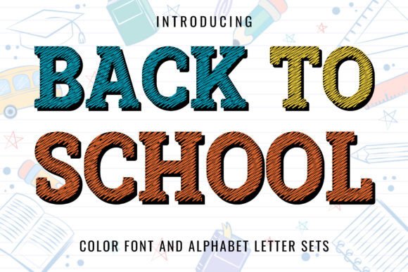 Back to School Collection Font - Image 8