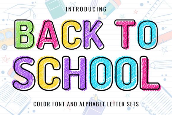 Back to School Collection Font - Image 9