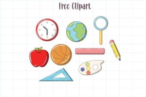 Alternative view of Back to School Set Font