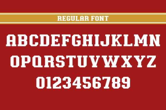 Back to University Font - Image 6