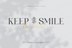 Alternative view of Balava Font