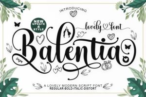 Balentia Font