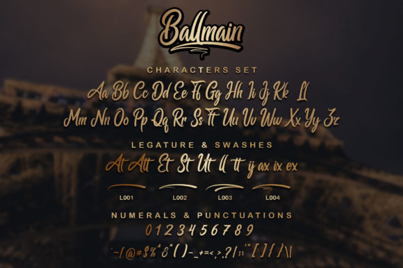 Ballmain Font - Image 7