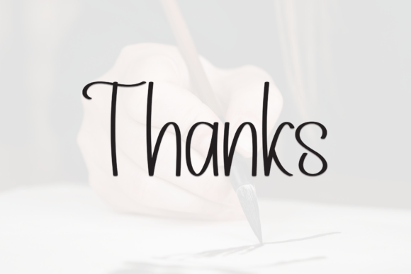 Ballpoint Calligraphy Font - Image 9