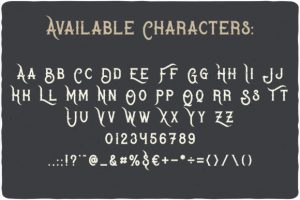 Alternative view of Bandidas Font