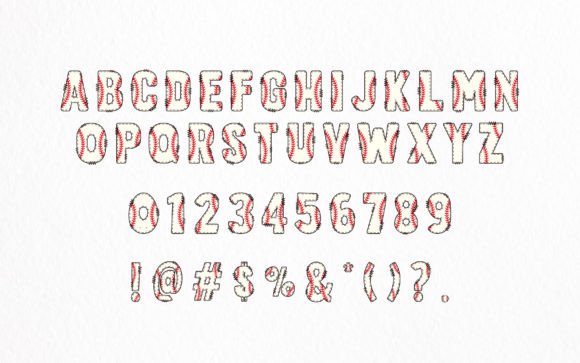 Baseball Army Font - Image 2