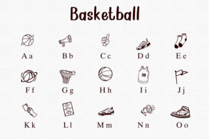 Alternative view of Basketball Font