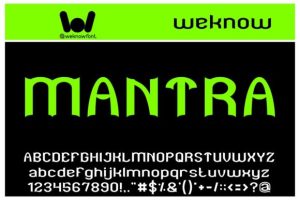 Alternative view of Batman Font