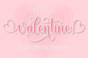 Be My Valentine Font