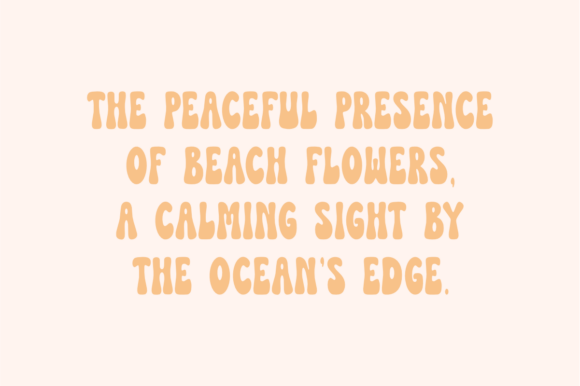Beach Flower Font - Image 3