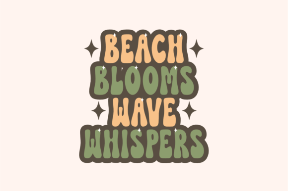 Beach Flower Font - Image 4