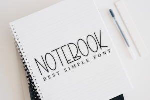 Alternative view of Beach Moment Font