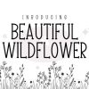 Beautiful Wildflower Font